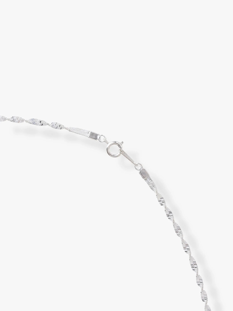 スクリューチェーン ネックレス（50cm） 詳細画像 silver 2