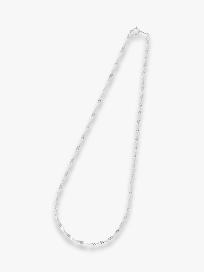 スクリューチェーン ネックレス（40cm） 詳細画像 silver 3