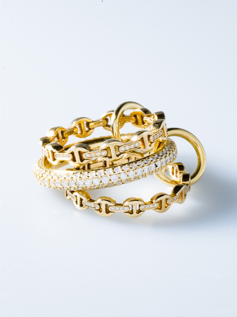 マイクロデイム SK ゴールド パヴェ リング 詳細画像 other 1