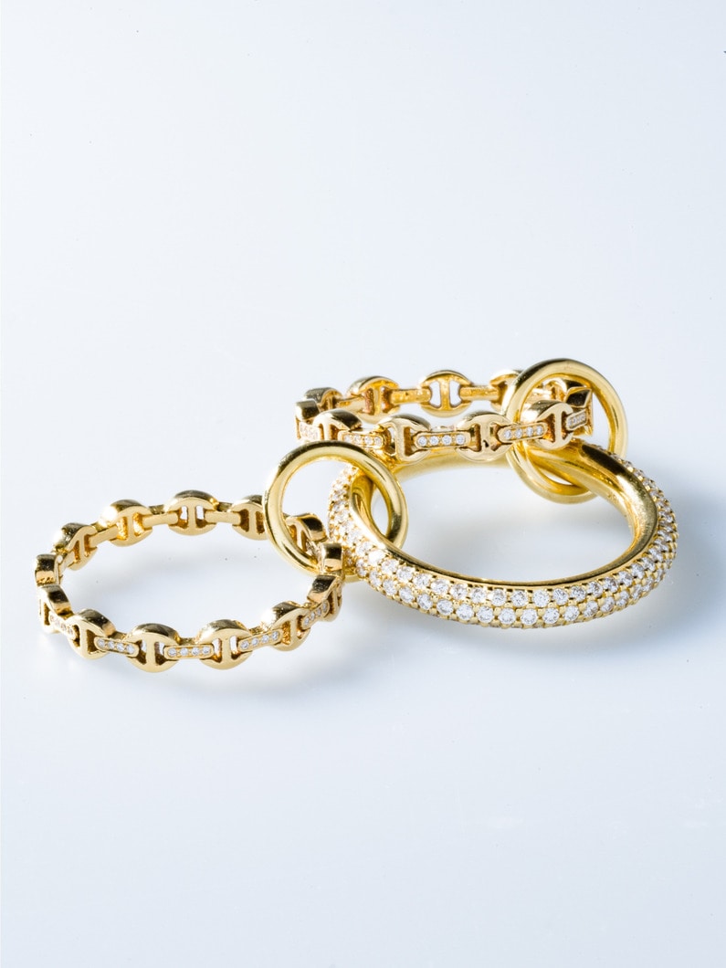 マイクロデイム SK ゴールド パヴェ リング 詳細画像 other 4