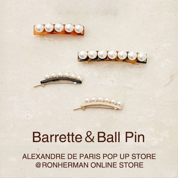 ALEXANDRE DE PARIS Barrette／Ball Pin