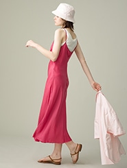 Long Bias Slip Dress