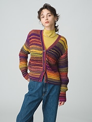 Gradation Knit Cardigan