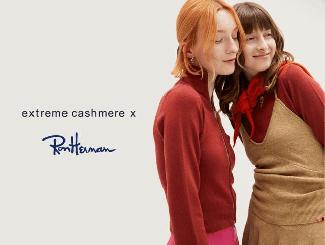 extreme cashmere for Ron Herman "Knit Collection"