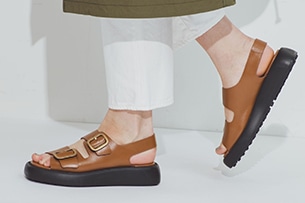 TOD'S for Ron Herman "Double Buckle Sandals" special ordering