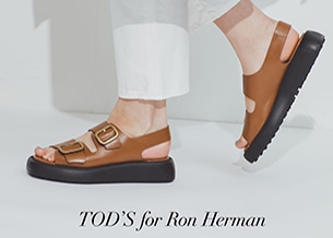 TOD'S for Ron Herman "Double Buckle Sandals" special ordering