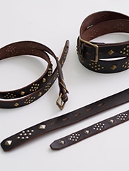 Studded Belt & Super Narrow Studded Belt