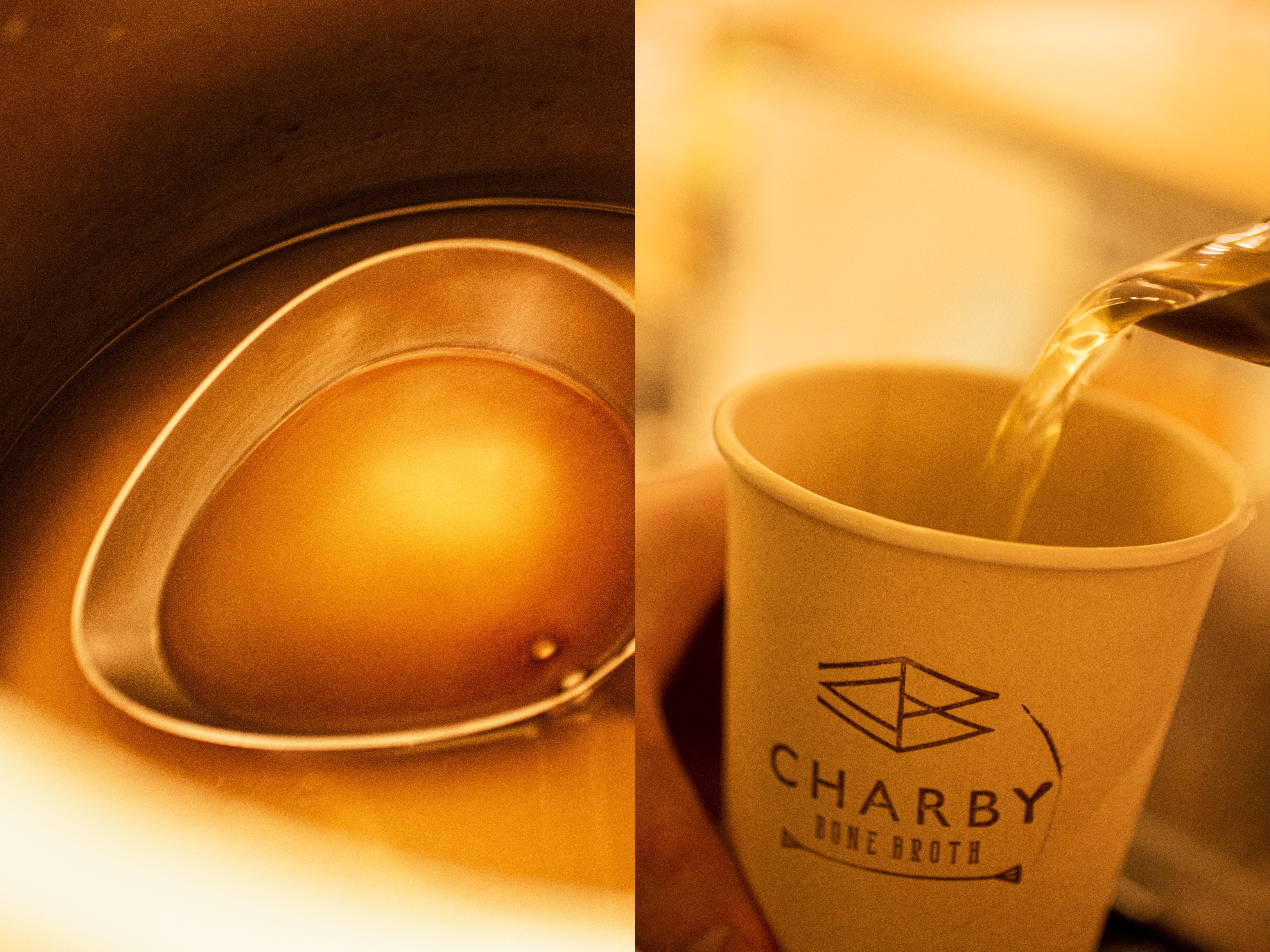 CHARBY BONE BROTH popup store @Ron Herman cafe Tsujido