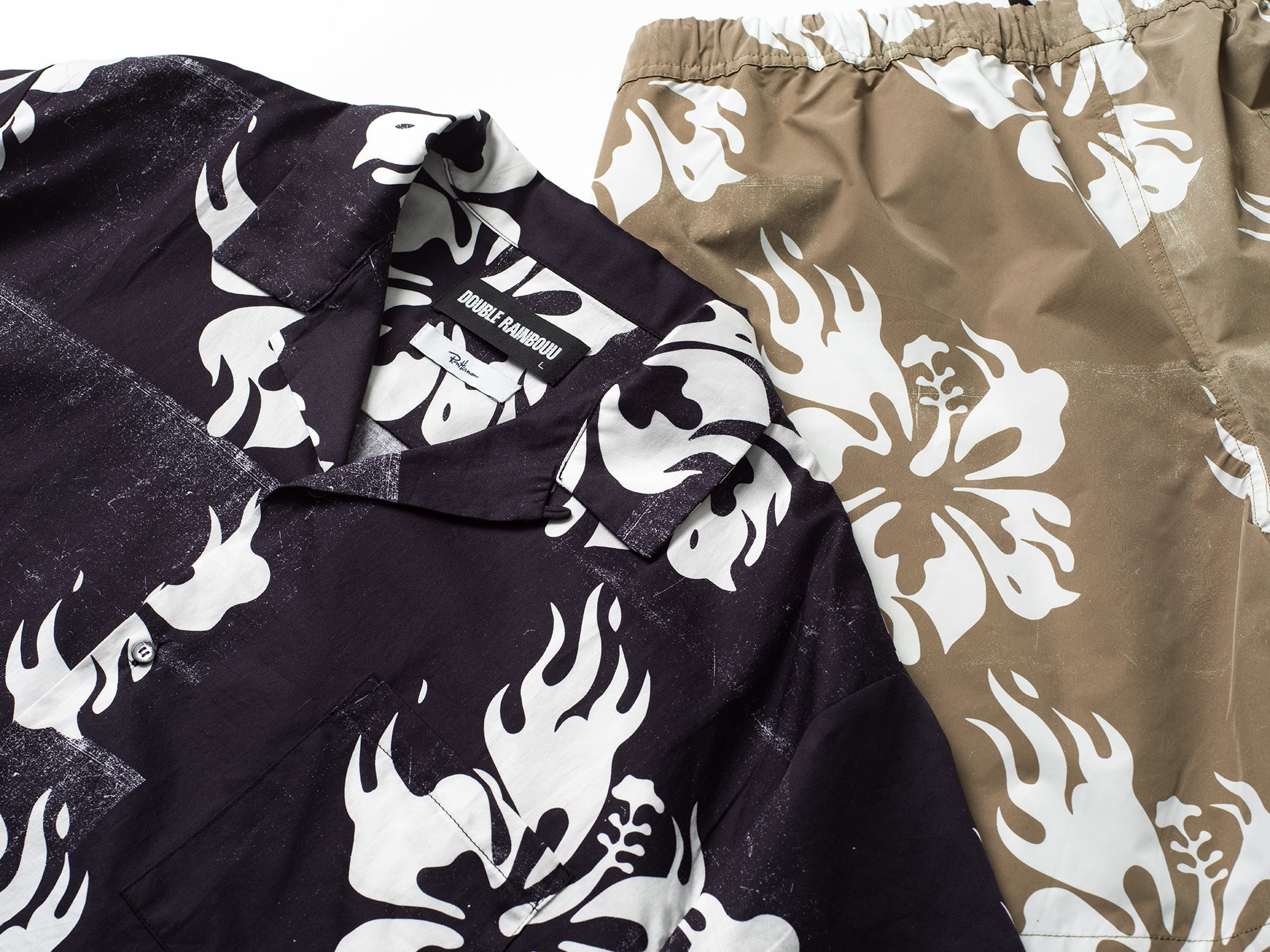 DOUBLE RAINBOUU for Ron Herman Shirt ＆ Shorts 5.28(Sat) New 