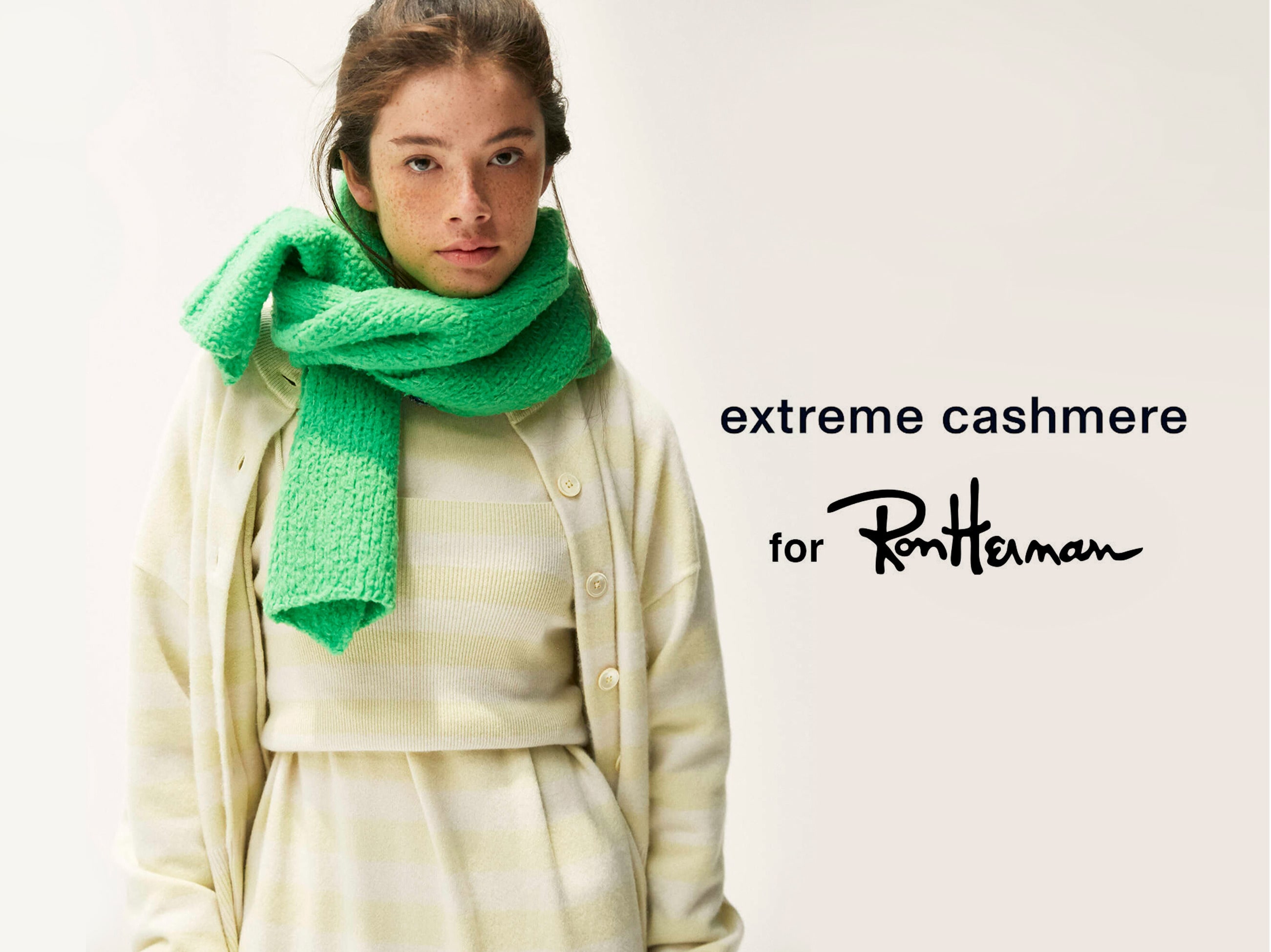 extreme cashmere for Ron Herman 