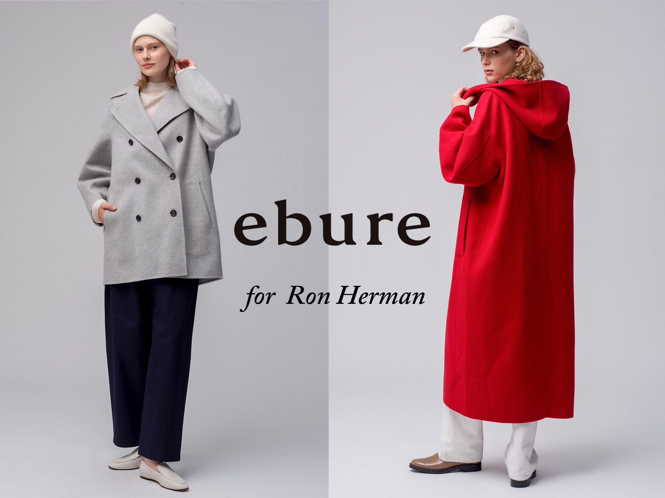 ebure for Ron Herman "Luxe Melton Collection" New Release