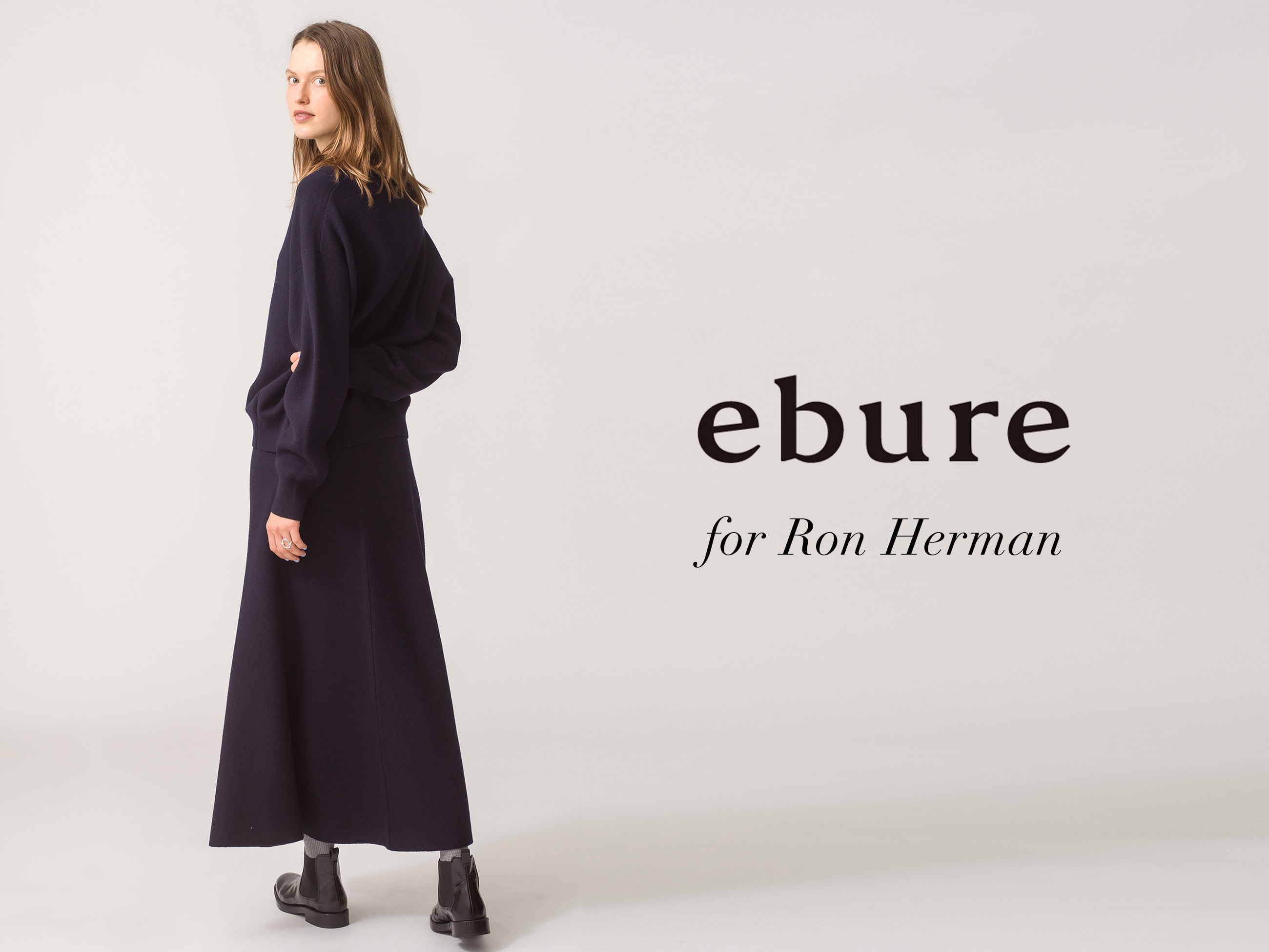 ebure for Ron Herman "Soft Smooth Knit" New Release