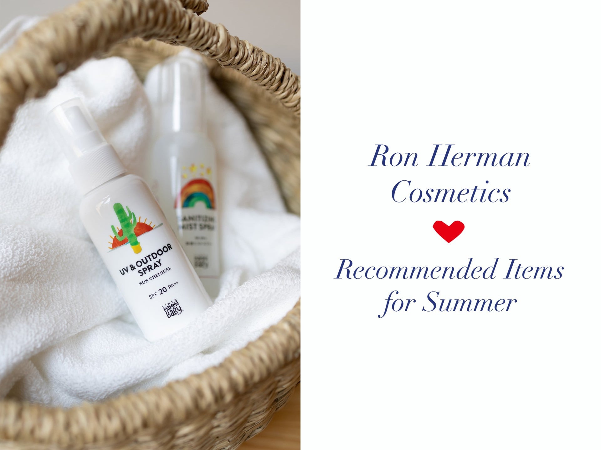 Ron Herman Cosmetics Recommended Items for Summer