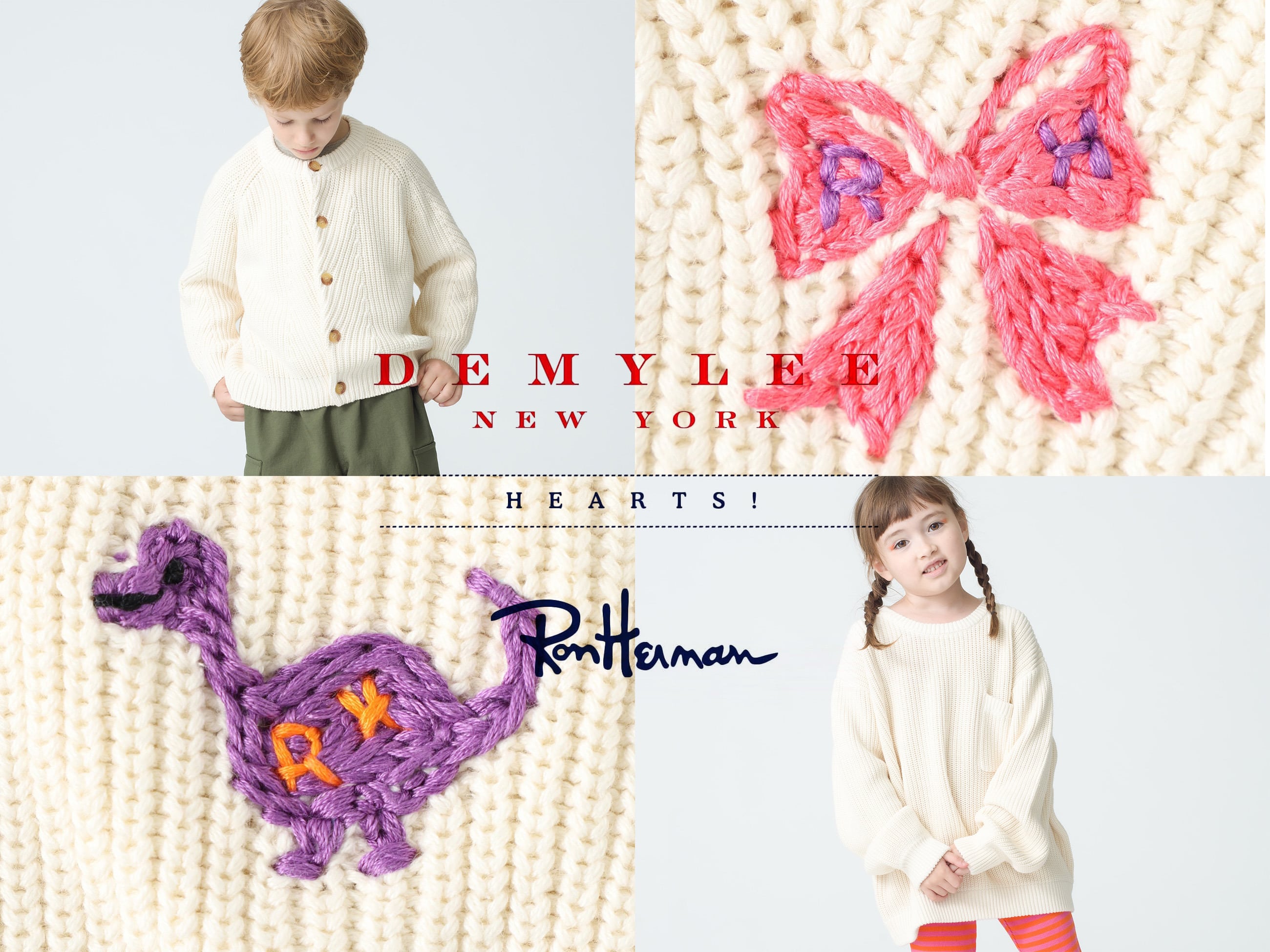 DEMYLEE "Embroidery Sweater" New Arrival for Kids @OnlineStore