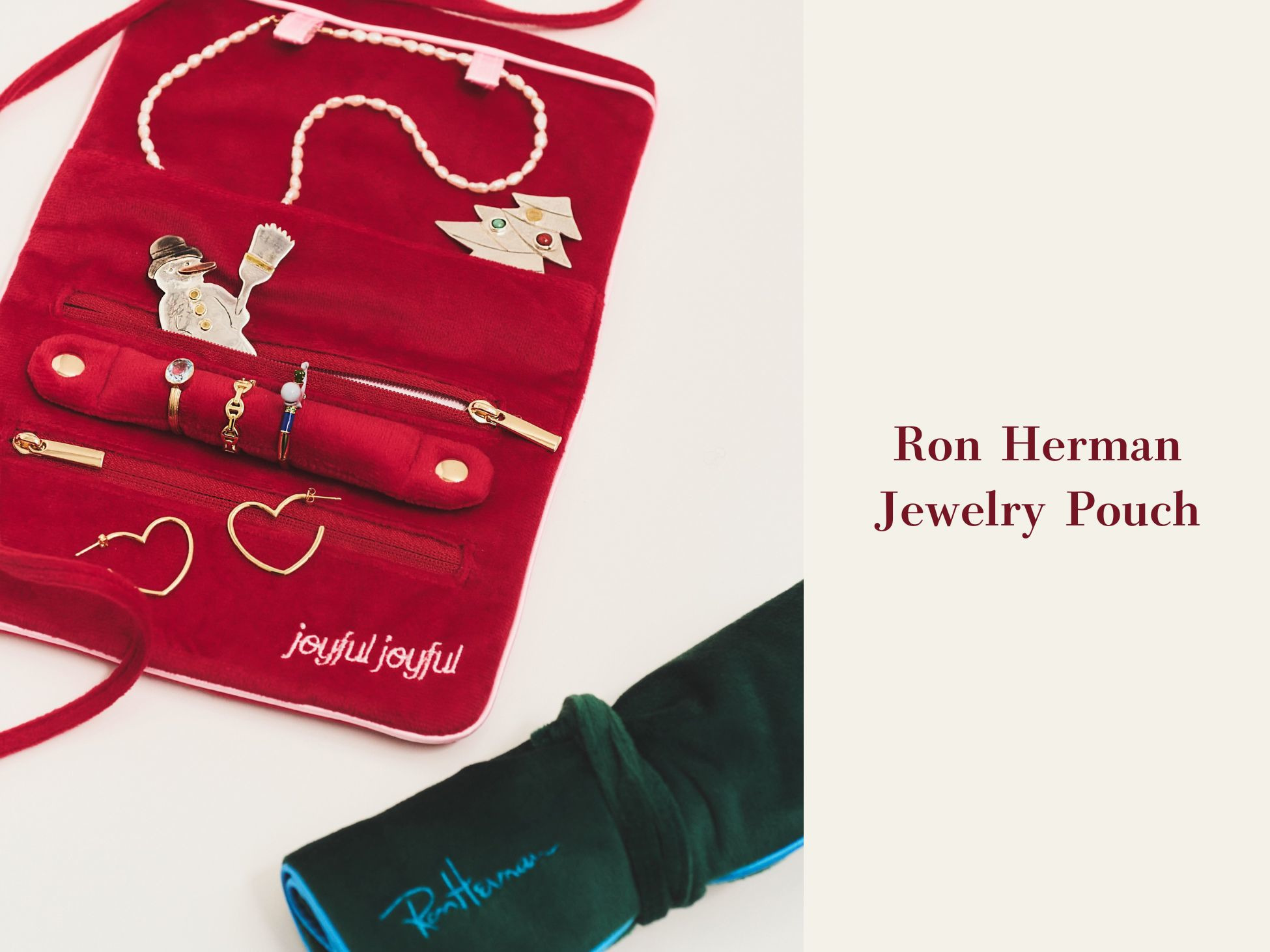 Ron Herman Original Jewelry Pouch New Arrival