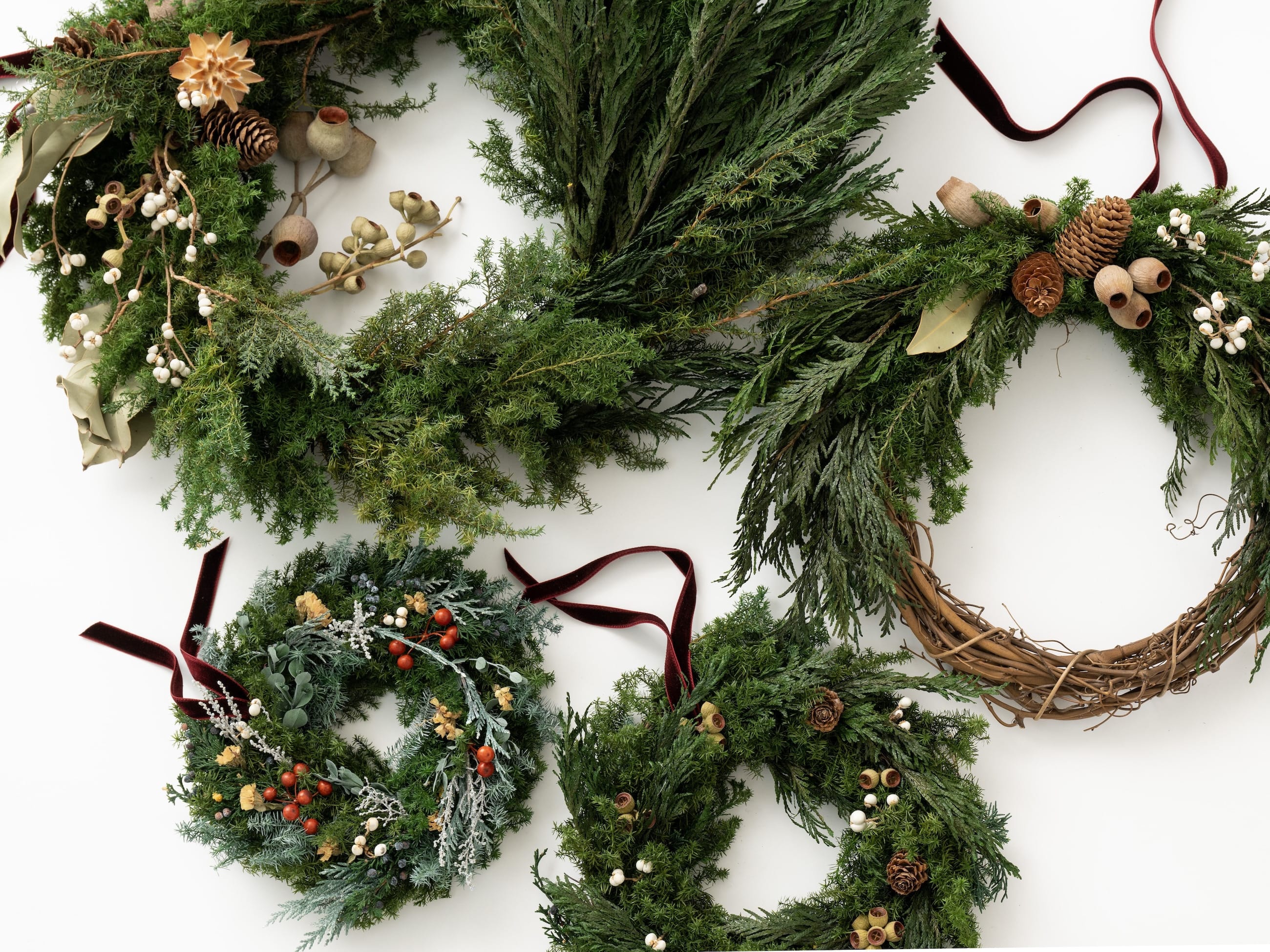 RH Flower Christmas Wreath 12.5 (Fri) New Arrival