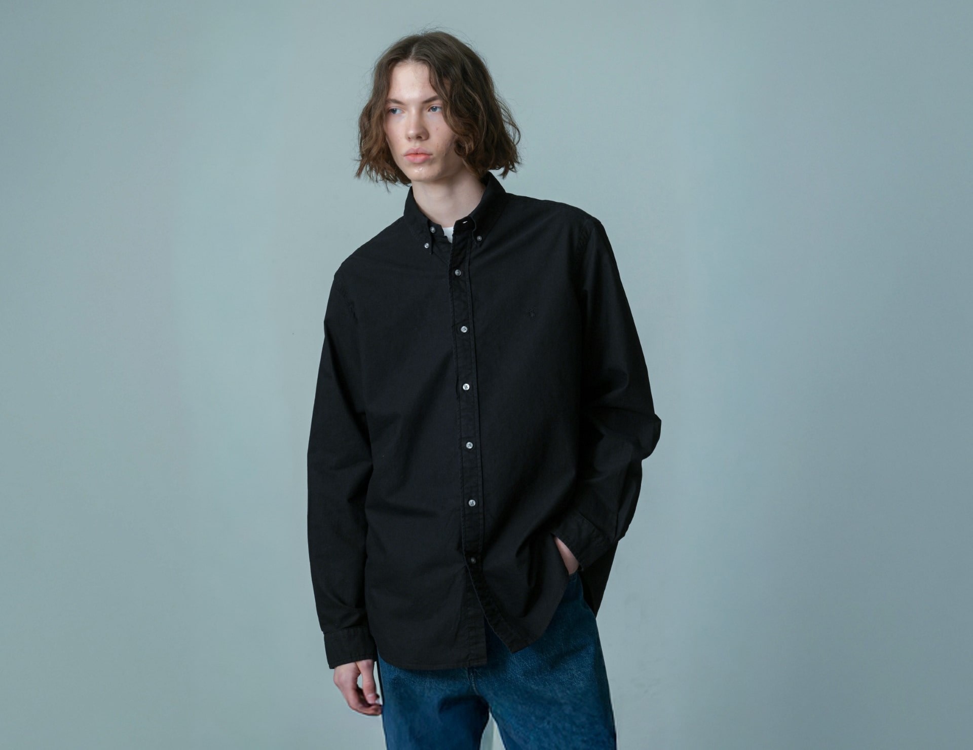 POLO RALPH LAUREN for Ron Herman 26SS Black Garment Dye Collection 1.1  (Thu)New Arrival