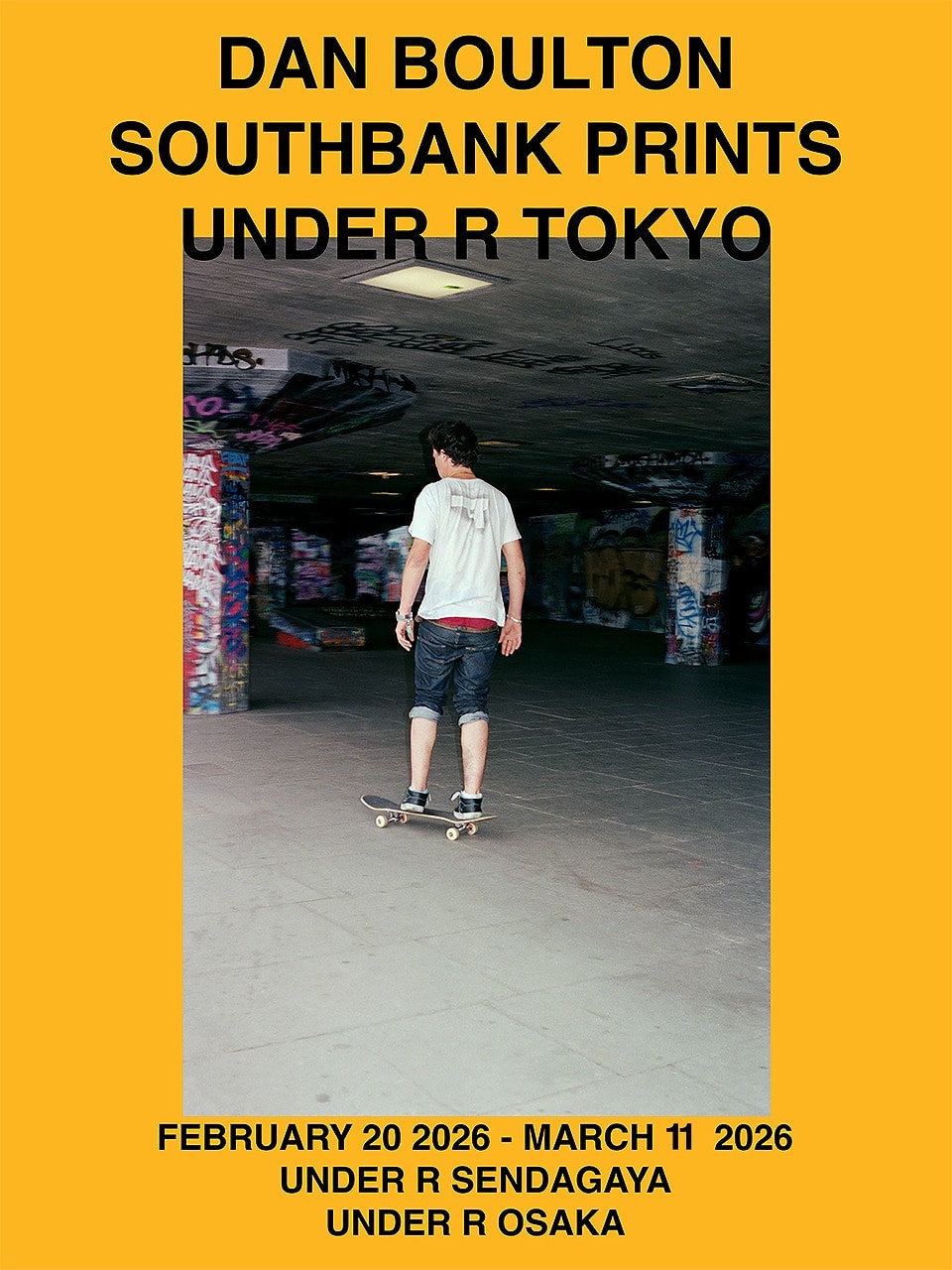 Dan Boulton Photo Exhibition 「SOUTHBANK PRINTS」 at UNDER R 2.20(Fri)~3.11(Wed)
