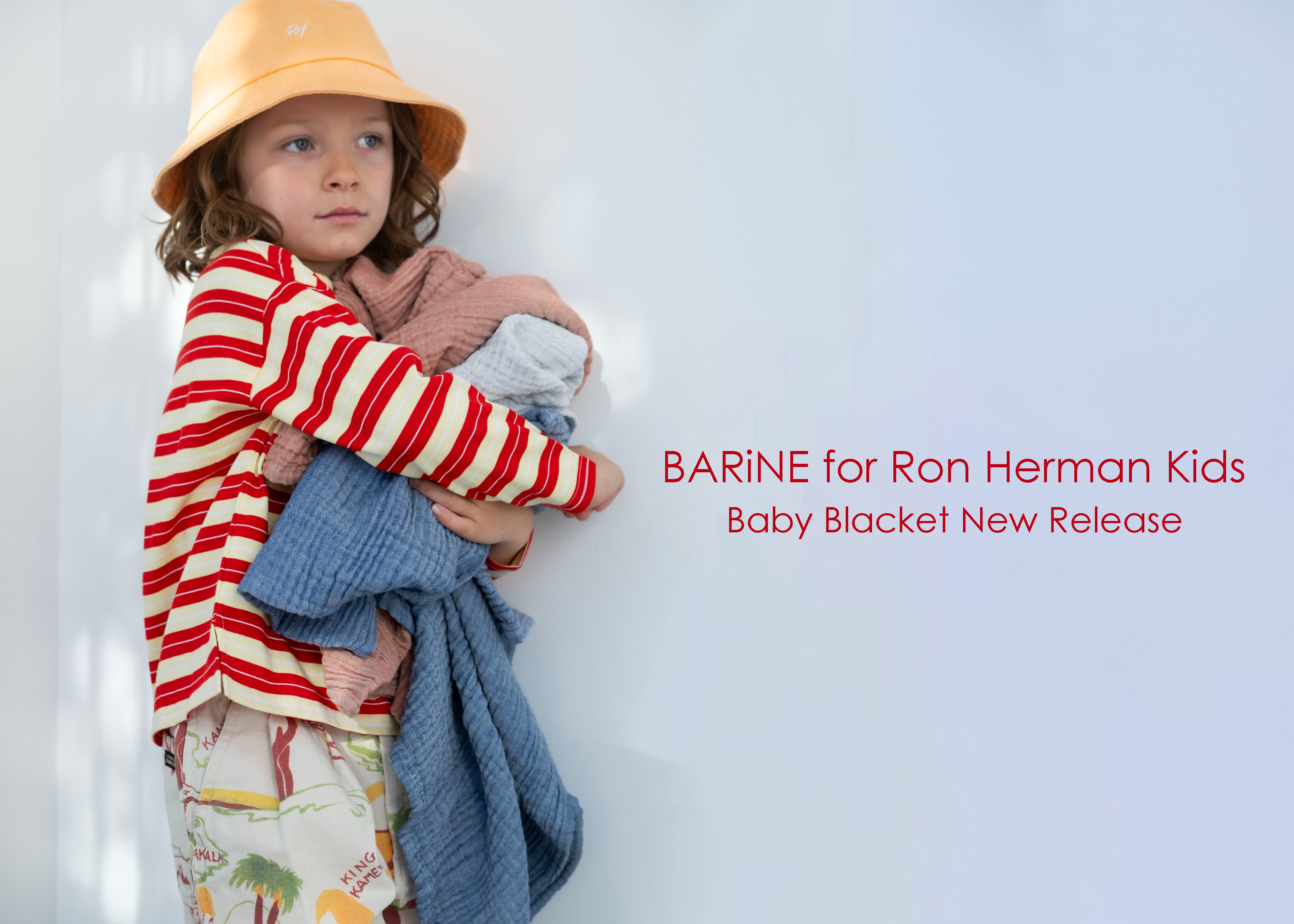 BARiNE for Ron Herman Kids Baby Blanket 2.7(sat) New Release
