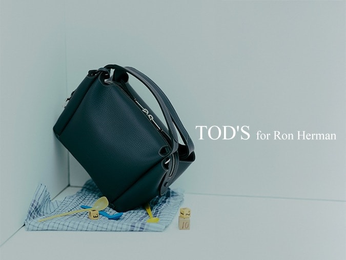 TOD'S for Ron Herman "Leather Bag" New Arrival