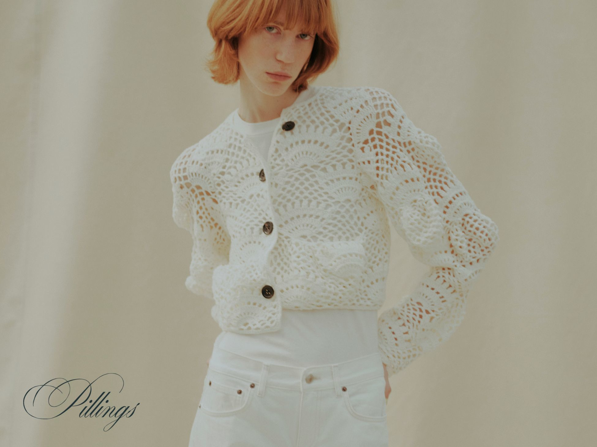 pillings for Ron Herman ”Unstable Cardigan” New Arrival