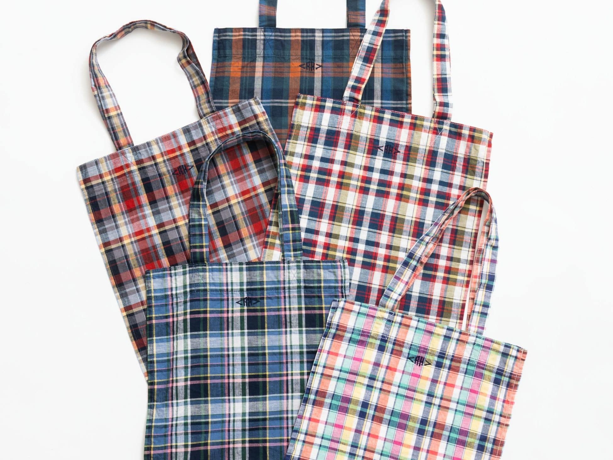 RH California Madras Check Tote New Arrival