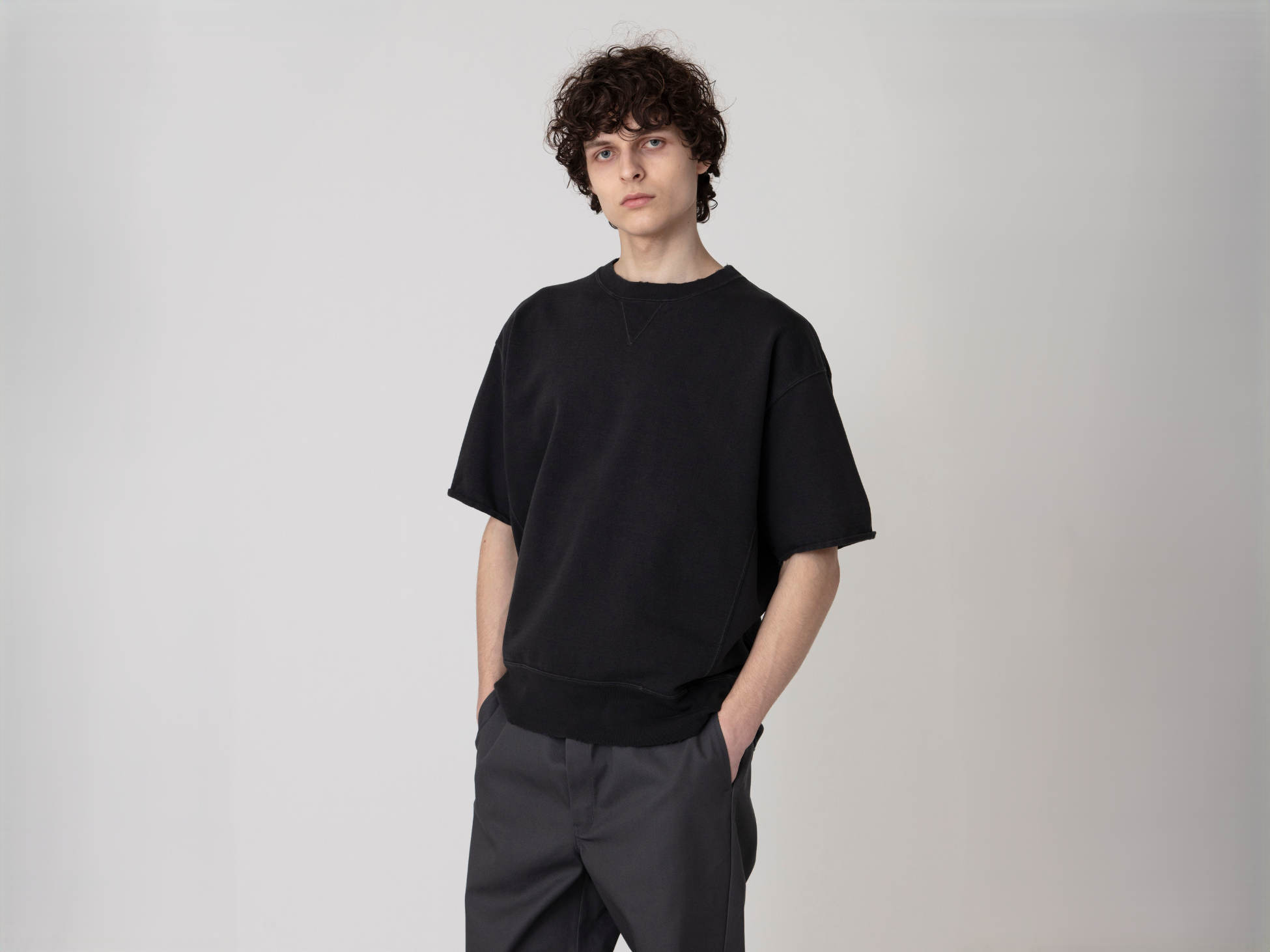 Ron Herman California Damage Cut Off Sweat Tee New Arrival