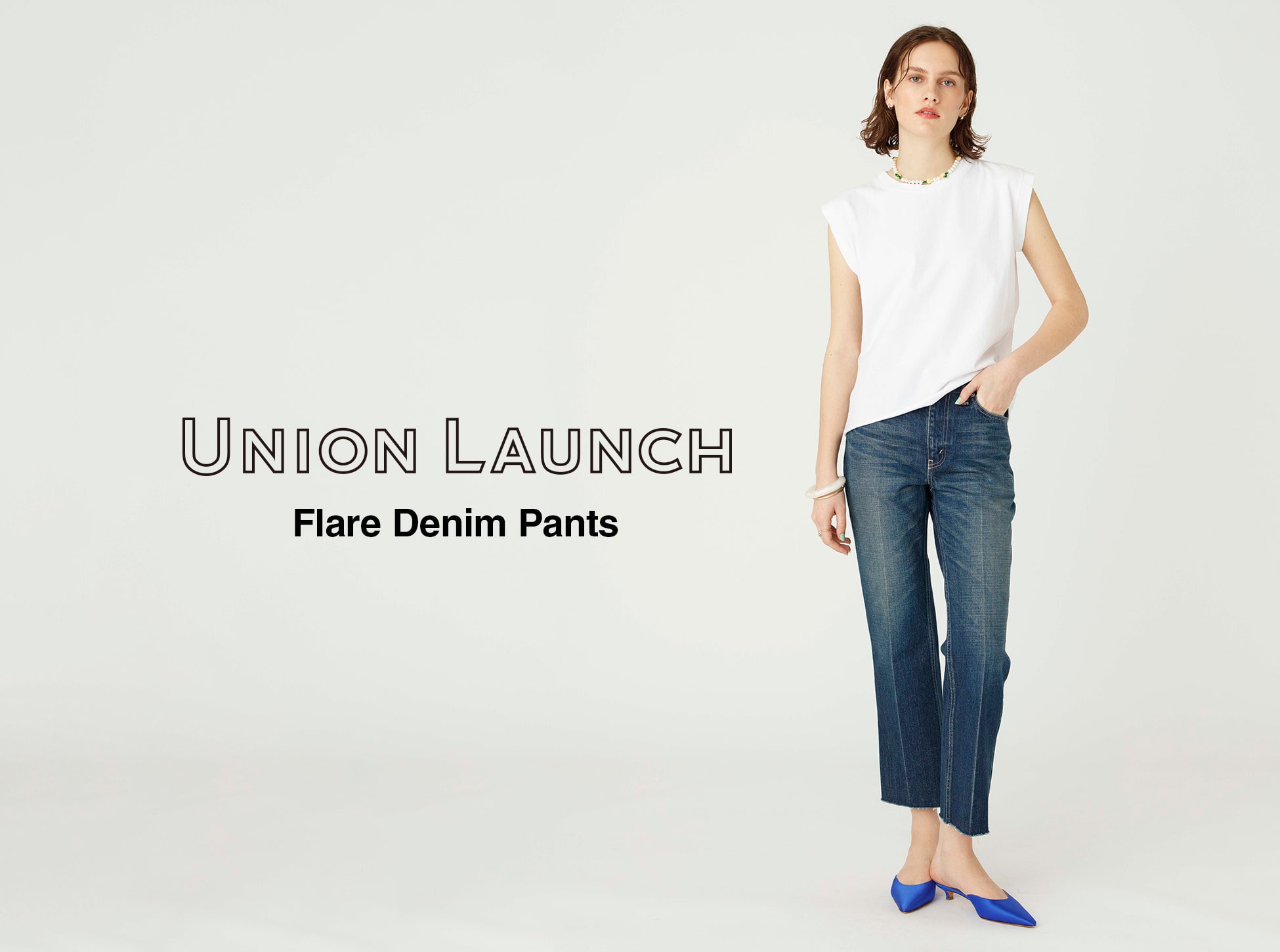 UNION LAUNCH for Ron Herman &ldquo;Flare Denim Pants&rdquo; New Arrival