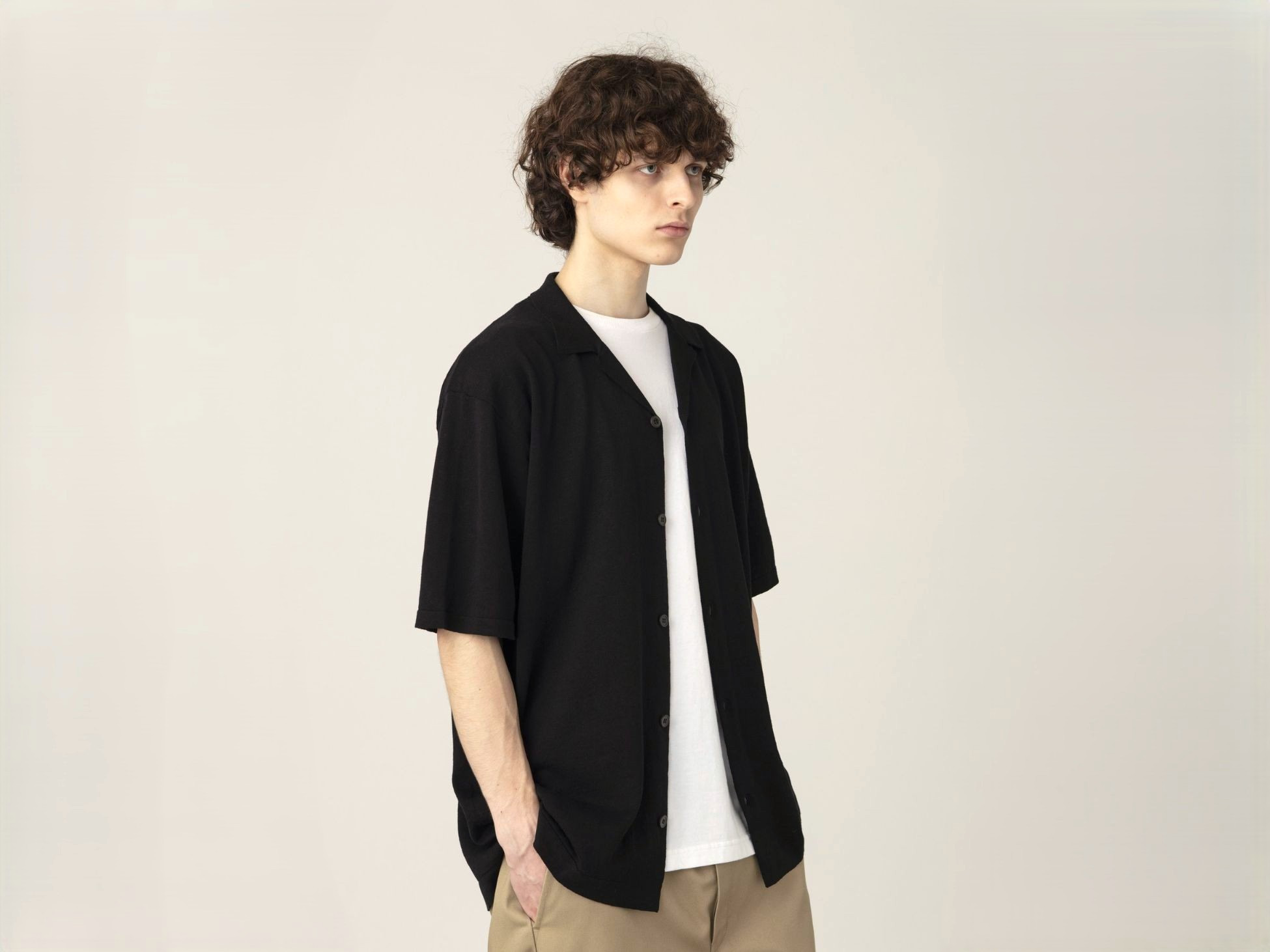 Ron Herman California Linen Silk Knit Shirts New Arrival　