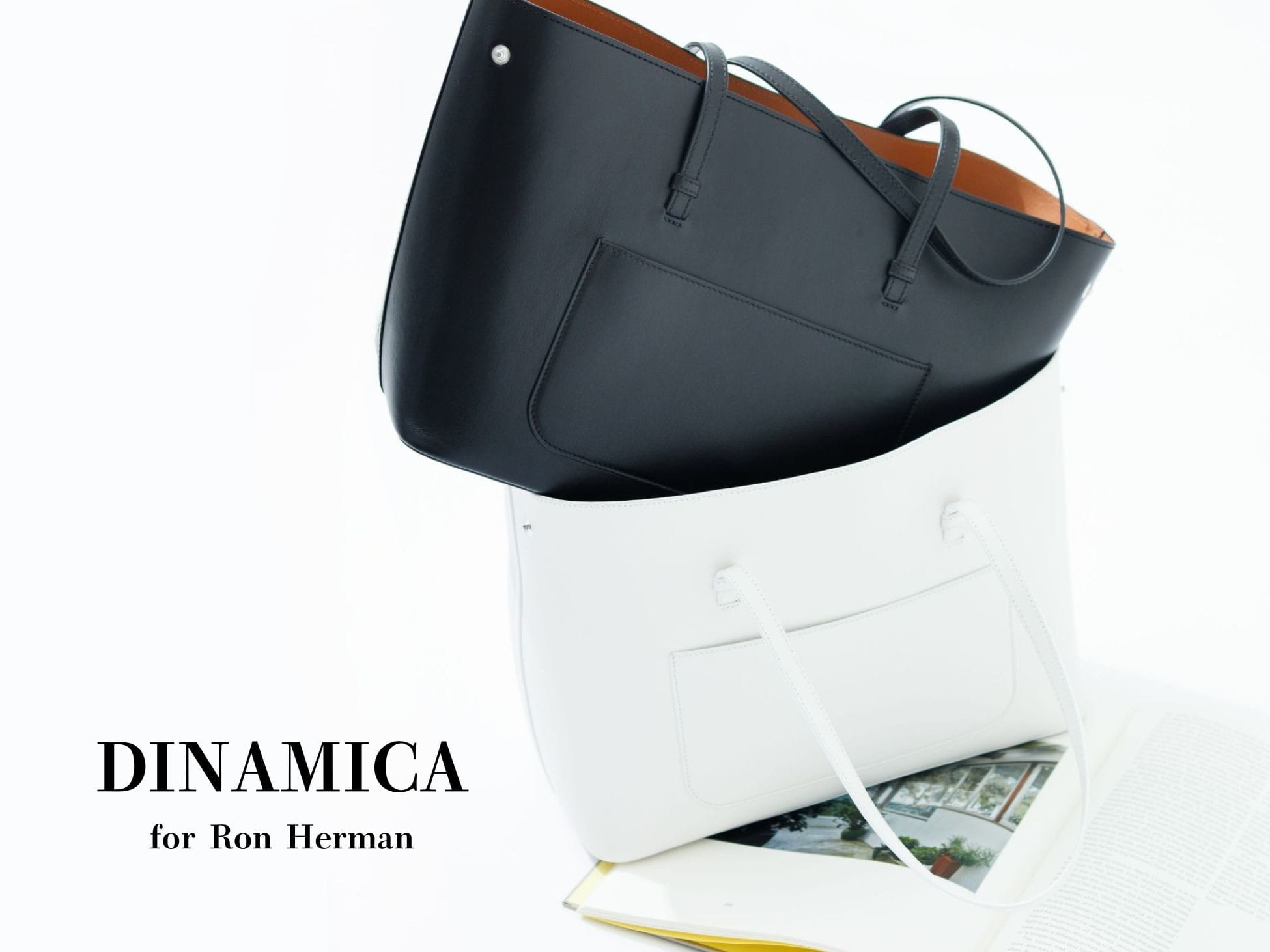 DINAMICA for Ron Herman Leather Tote Bag