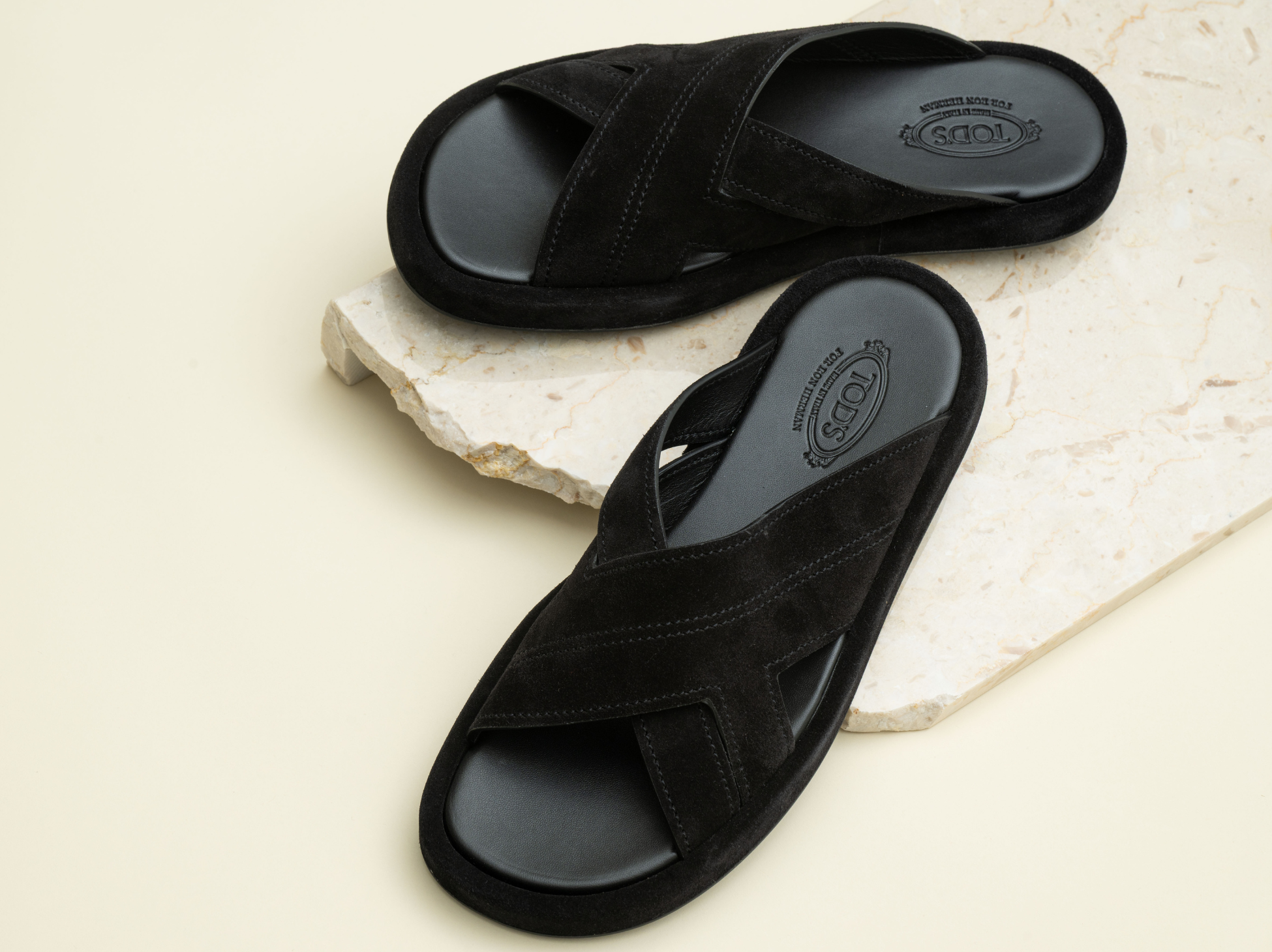 TOD&rsquo;S for Ron Herman Men's Sandals in Suede New Arrival