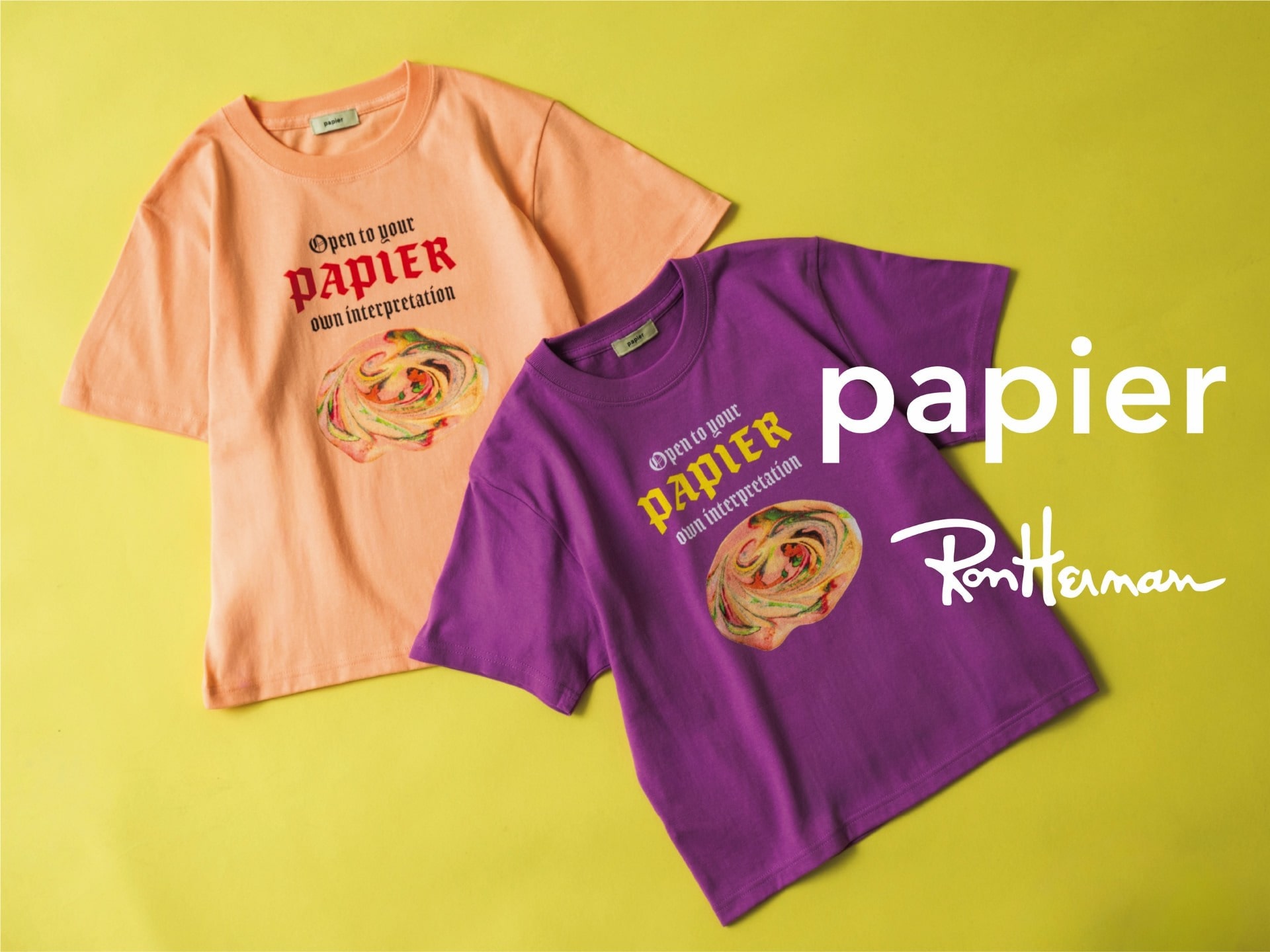 papier × Ron Herman Kids Collaboration Tee ＆ Close-up Event @ Futakotamagawa