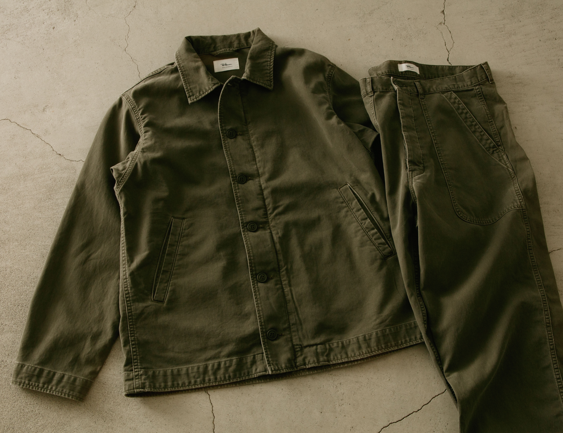 Ron Herman California USN Utility Jacket & Pants New Arrival 
