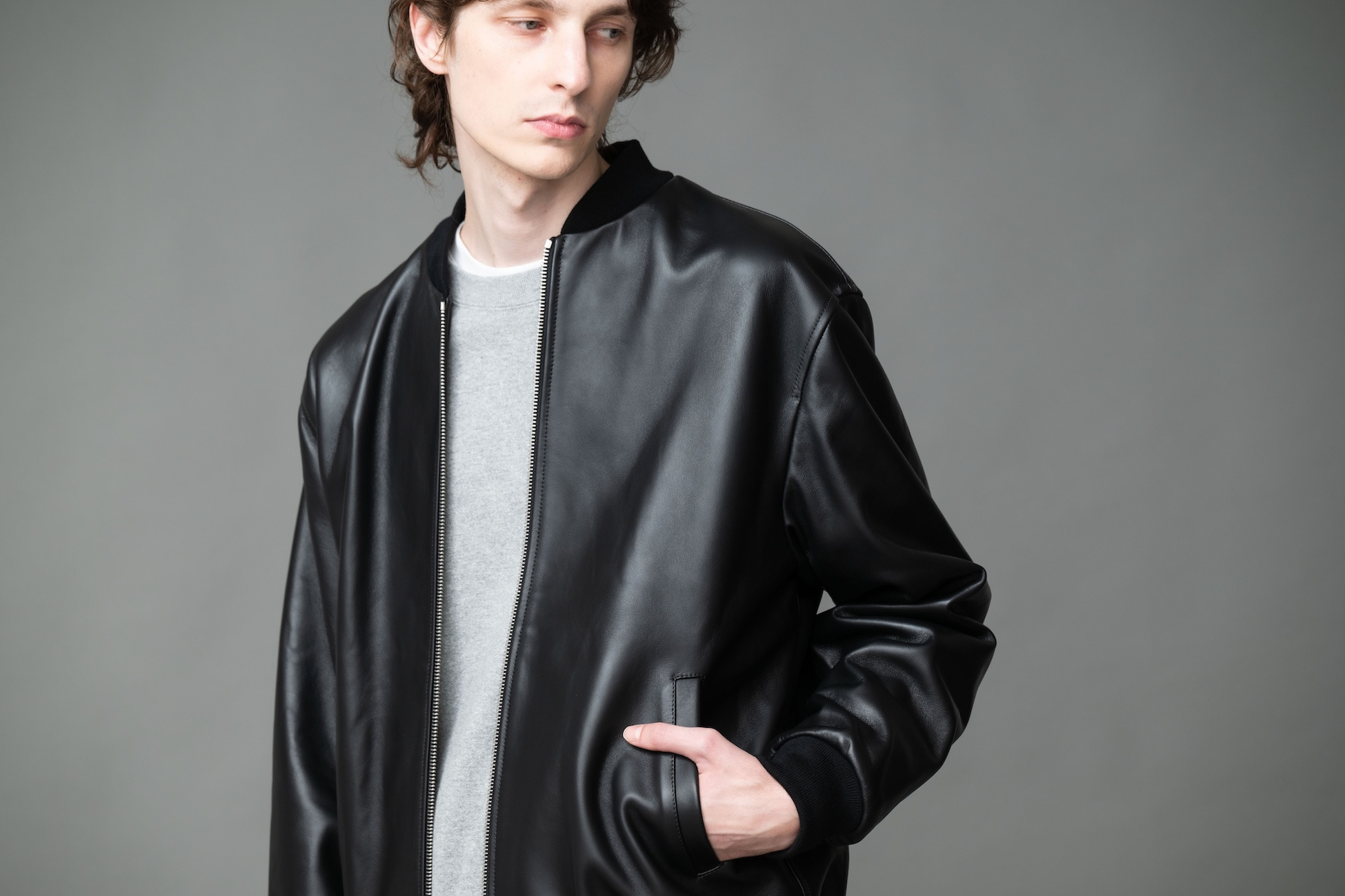 RIVIERA BRENTA MA-1 Leather Jacket New Arrival