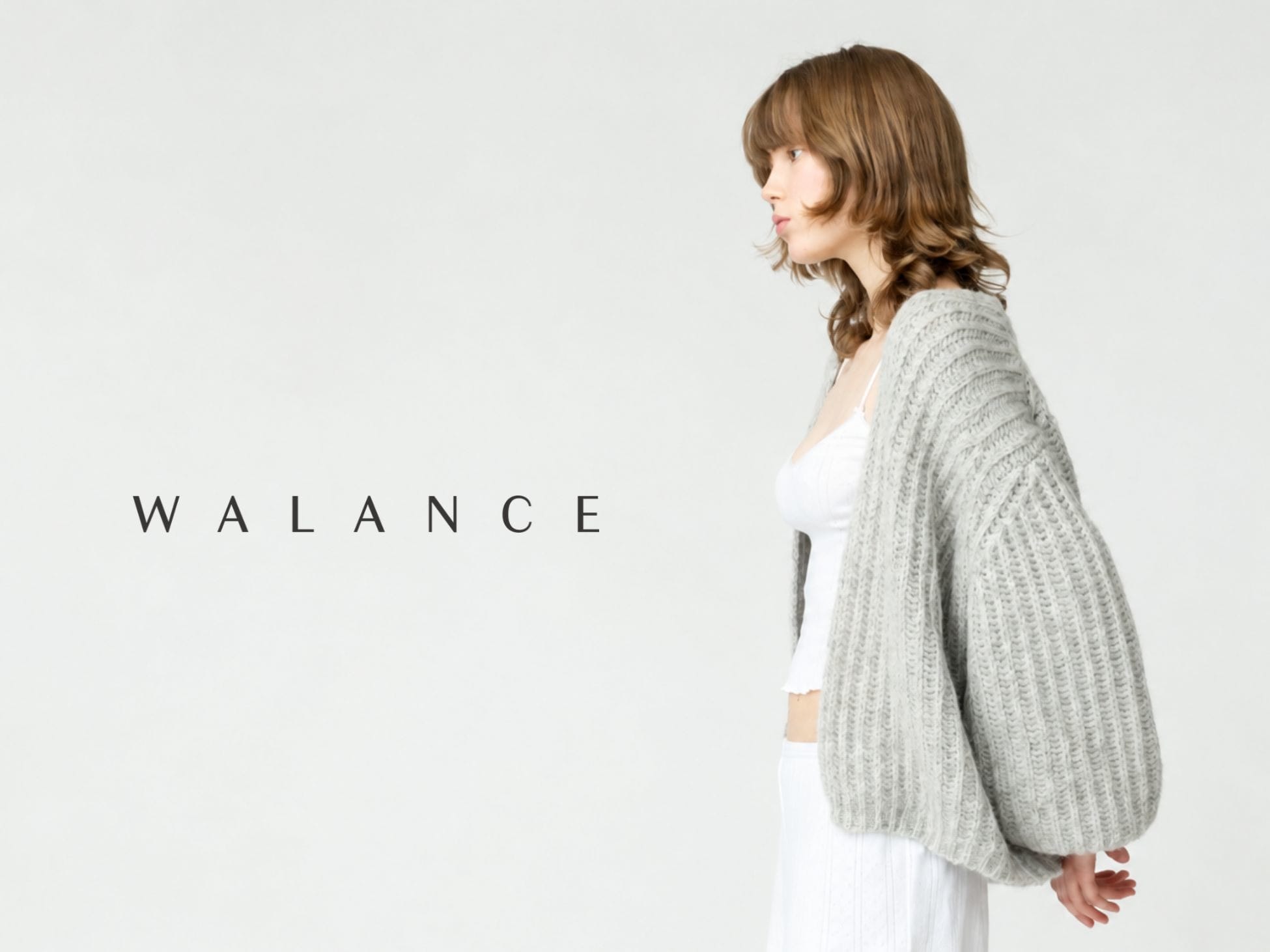 WALANCE for Ron Herman Mix Mohair Cardigan New Arrival