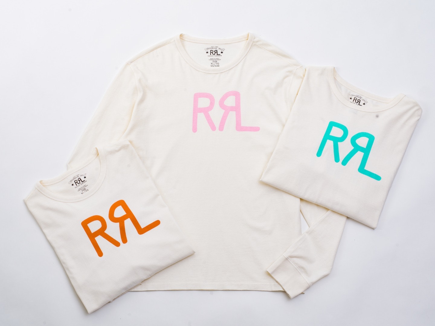 Double RL for Ron Herman Logo Long Sleeve Tee 3.12(Sat) New