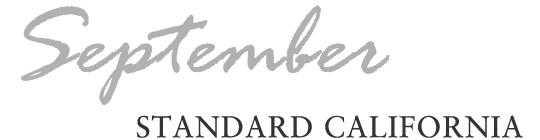 September STANDARD CALIFORNIA